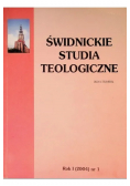 Świdnickie studia teologiczne Nr 5 / 08