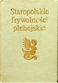 Staropolskie frywolności plebejskie miniatura
