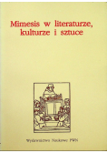 Mimesis w literaturze kulturze i sztuce