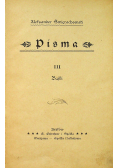 Świętochowski Pisma III ok 1908 r