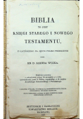 Biblia to jest księgi Starego i Nowego Testamentu 1950r