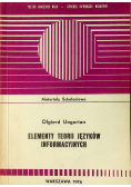 Elementy teorii języków informacyjnych