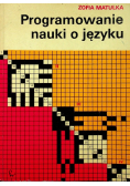 Programowanie nauki o języku