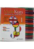 MultiKurs Multimedialny kurs 5 języków obcych z CD 16 tomów