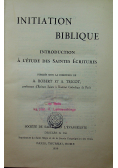 Initiation Biblique 1939 r