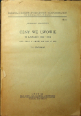 Ceny we Lwowie 1934 r