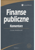 Finanse publiczne komentarz