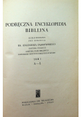 Podręczna  encyklopedia biblijna tom 1