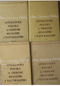 Obraz Literatury Polskiej  Literatura Polska w okresie Realizmu i Naturalizmu 4 tomy