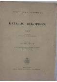Katalog rękopisów tom IV