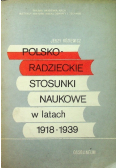 Polsko radzieckie stosunki naukowe w latach 1918 1939