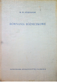 Równania różniczkowe