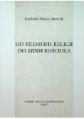 Od filozofii religii do Eidos kościoła