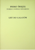 Pismo Święte Starego i Nowego Testamentu list do Galatów