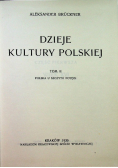 Dzieje kultury polskiej Tom 2
