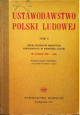 Ustawodawstwo Polski Ludowej Tom IV