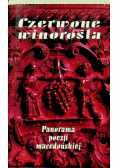Czerwone winorośla Panorama poezji macedońskiej