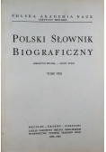Polski Słownik Biograficzny Tom VIII