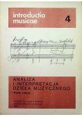 Analiza i interpretacja dzieła muzycznego