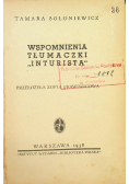 Wspomnienia tłumaczki Inturista 1938 r.