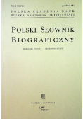 Polski Słownik Biograficzny Zeszyt 191