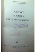 Podstawy teorii pola elektromagnetycznego