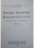 Polski słownik biograficzny Tom XIII