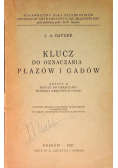Klucz do oznaczenia płazów i gadów, 1937 r.