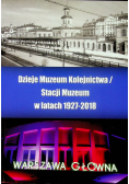 Dzieje Muzeum Kolejnictwa / Stacji Muzeum w latach 1927 - 2018