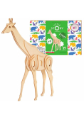 Puzzle Drewniane 3D - Żyrafa