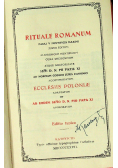 Rituale Romanum Ecclesiis Poloniae Accommodatum Editio Typica 1927 r