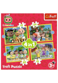 Puzzle 4w1 Cocomelon, Poznaj bohaterów