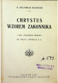 Chrystus wzorem zakonnika 1927 r.