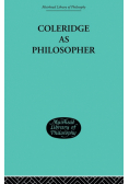 Coleridge as Philosopher
