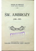 Św Ambroży 1926 r.