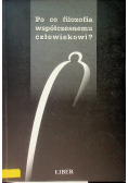 Po co filozofia współczesnemu człowiekowi