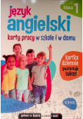 Język angielski Klasa 1 Karty pracy w szkole i w domu