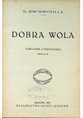 Dobra wola 1923 r