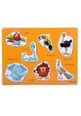 Puzzle drewniane Zwierzęta
