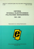 Historia wydziału elektrycznego Politechniki Warszawskiej