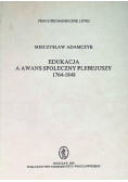 Edukacja a awans społeczny plebejuszy 1764 - 1848