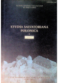 Studia salvatoriana polonica Tom 1