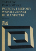Pojęcia i metody współczesnej humanistyki
