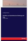 Schriften zur Geschichte der Dichtung und Sage