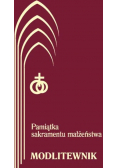 Modlitewnik Pamiątka Sakramentu Małżeństwa czarny