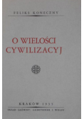 O wielości cywilizacyj reprint 1935 r