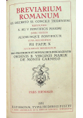 Breviarium Romanum  Pars Hiemalis 1931 r.