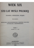 Wiek XIX Sto lat myśli Polskiej Tom I 1906 r.