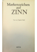 Markenzeichen auf Zinn