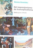 Od impresjonizmu do konceptualizmu Odkrycia sztuki